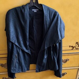 Vince Black Draped Blazer